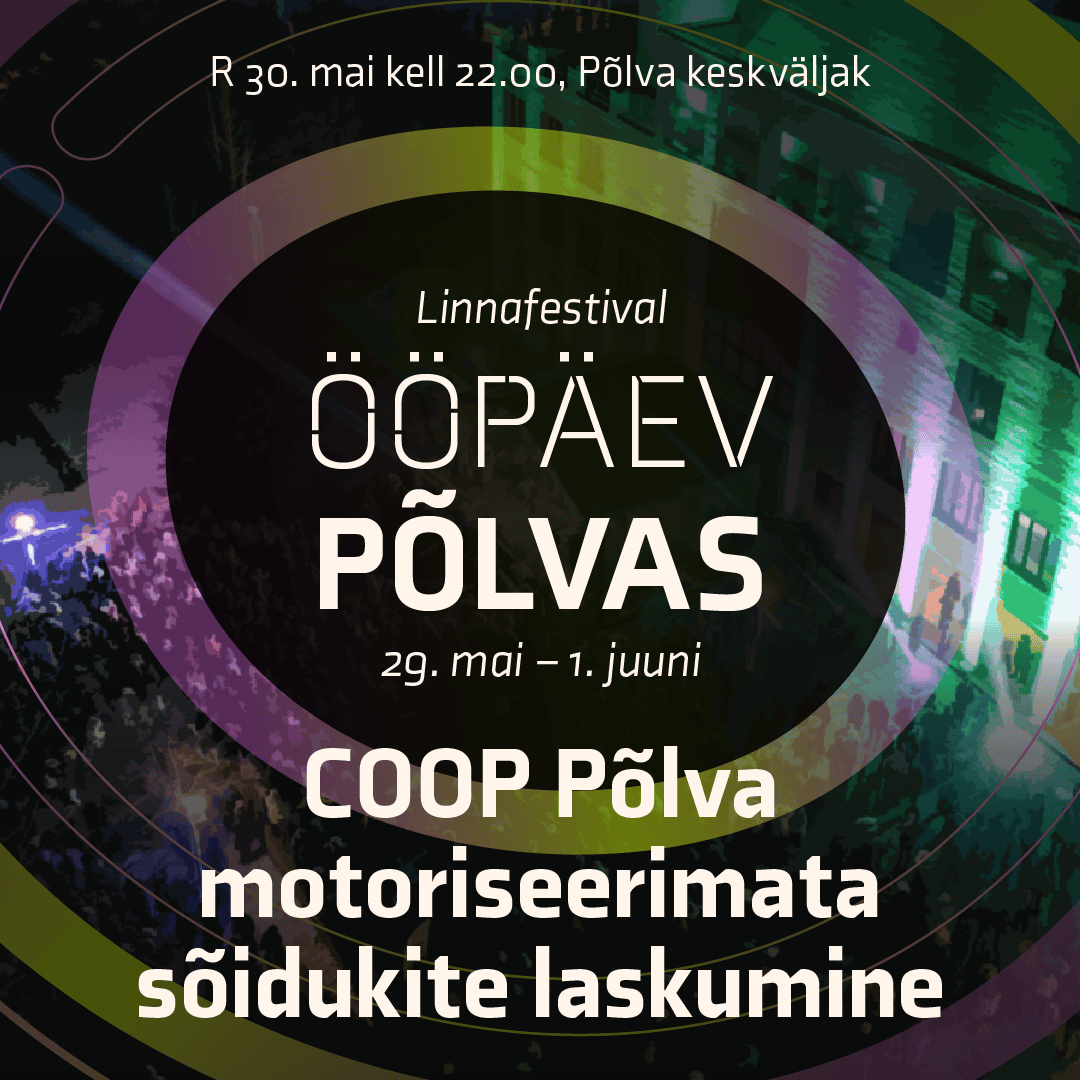 COOP PÕLVA MOTORISEERIMATA SÕIDUKITE LASKUMINE