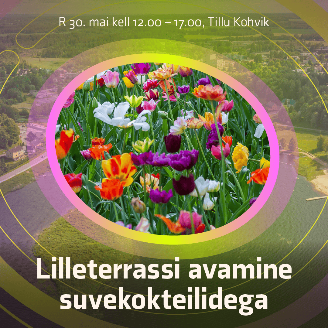 Lilleterrassi avamine suvekokteilidega
