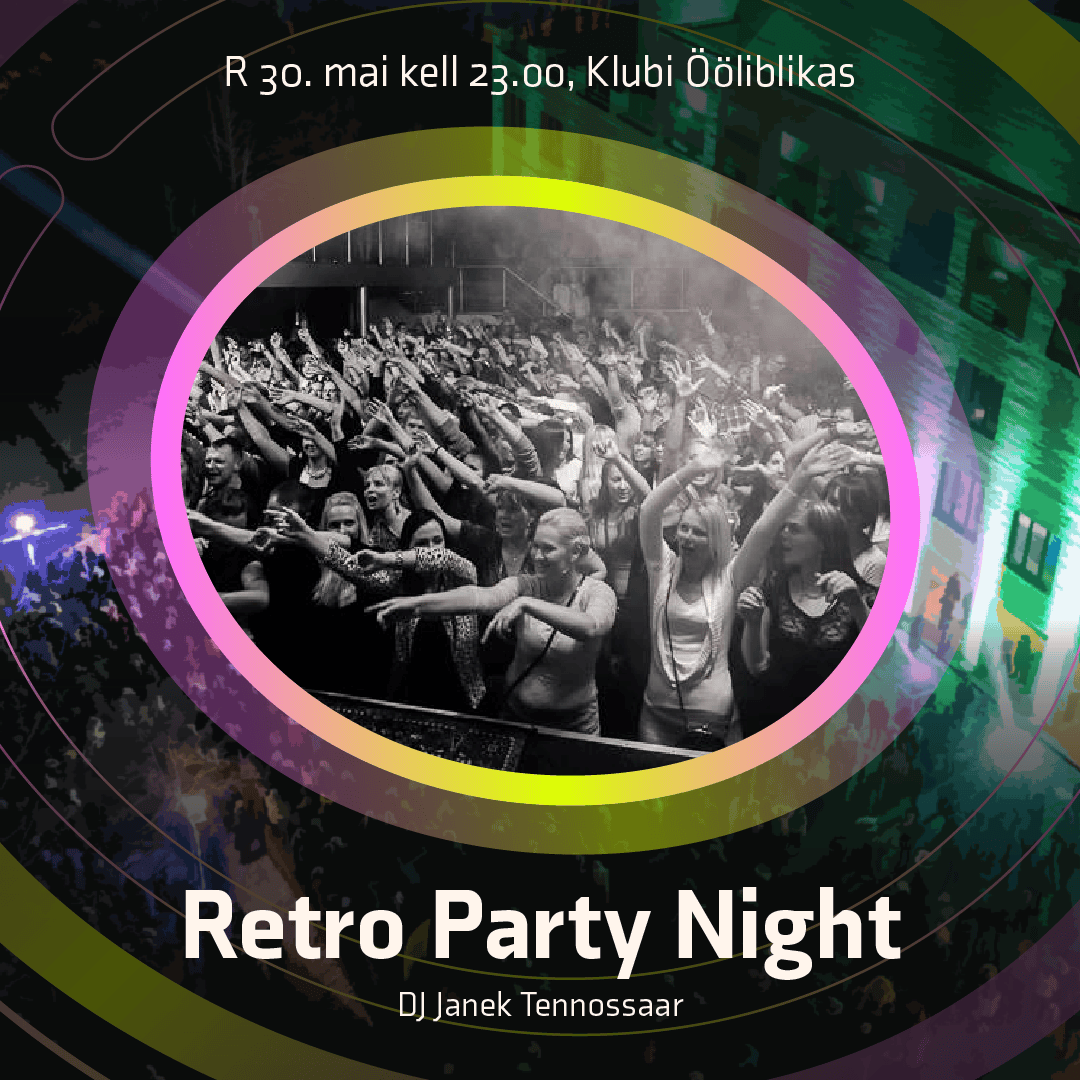 RETROÖÖ, DJ Janek Tennosaar.